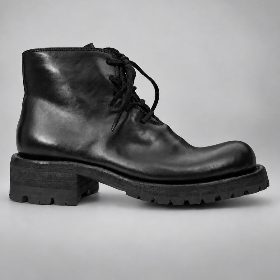 PASCH 262320B Black shell cordovan boots, 01-pasch-262320b-side