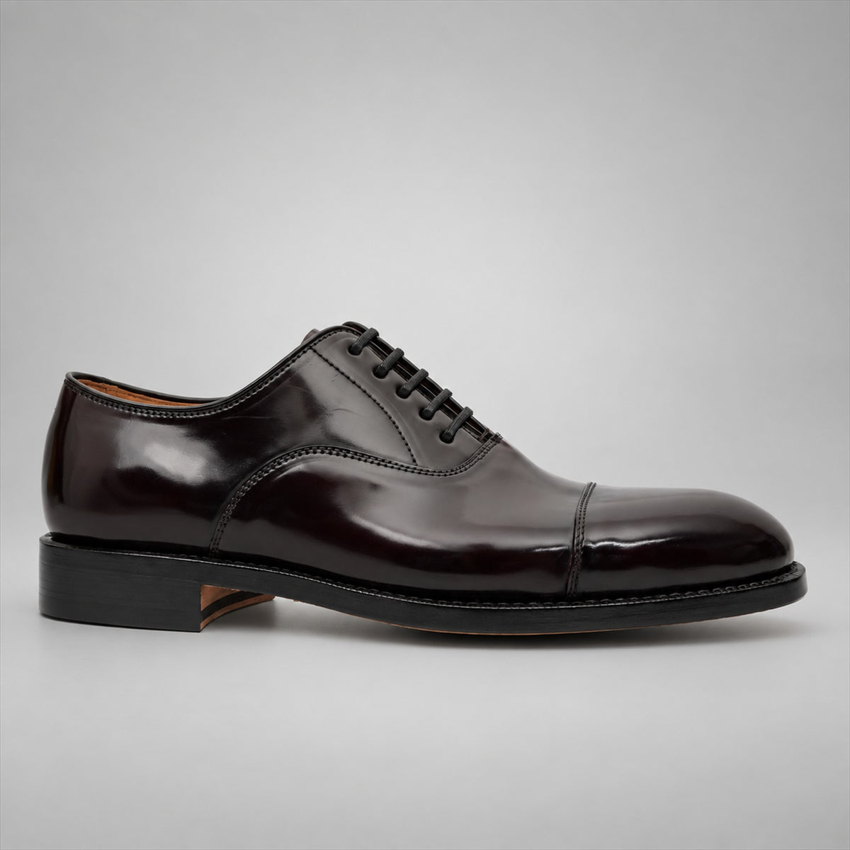 PASCH 267114A Dark Brown shell cordovan footwear, side view