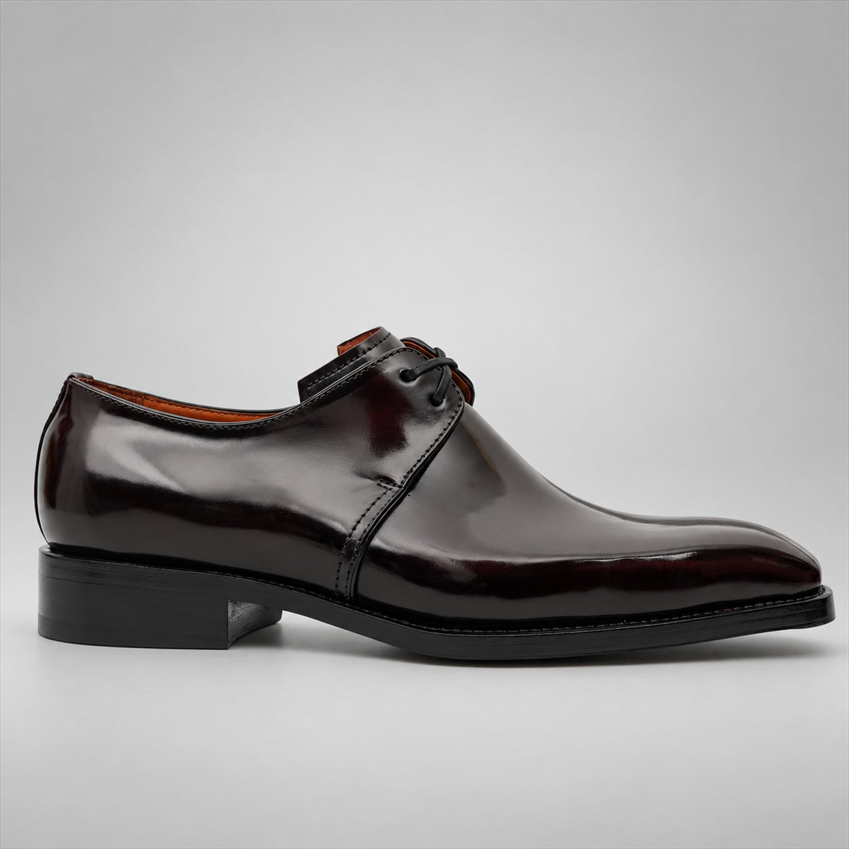 PASCH 267116A Dark Brown shell cordovan footwear, side view