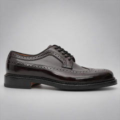 PASCH 267117A Dark Brown shell cordovan footwear, side view