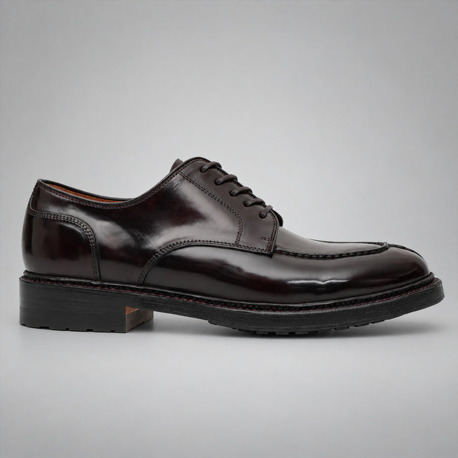 PASCH 267121A Dark Brown shell cordovan footwear, side view