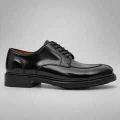 PASCH 267121B Black shell cordovan footwear, side view