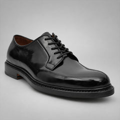 PASCH 267110B Black shell cordovan footwear, angle view