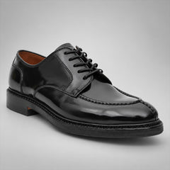 PASCH 267121B Black shell cordovan footwear, angle view