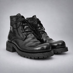 PASCH 262319B Black shell cordovan boots, 03-pasch-262319b-pair