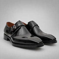 PASCH 267112B Black shell cordovan footwear, pair view