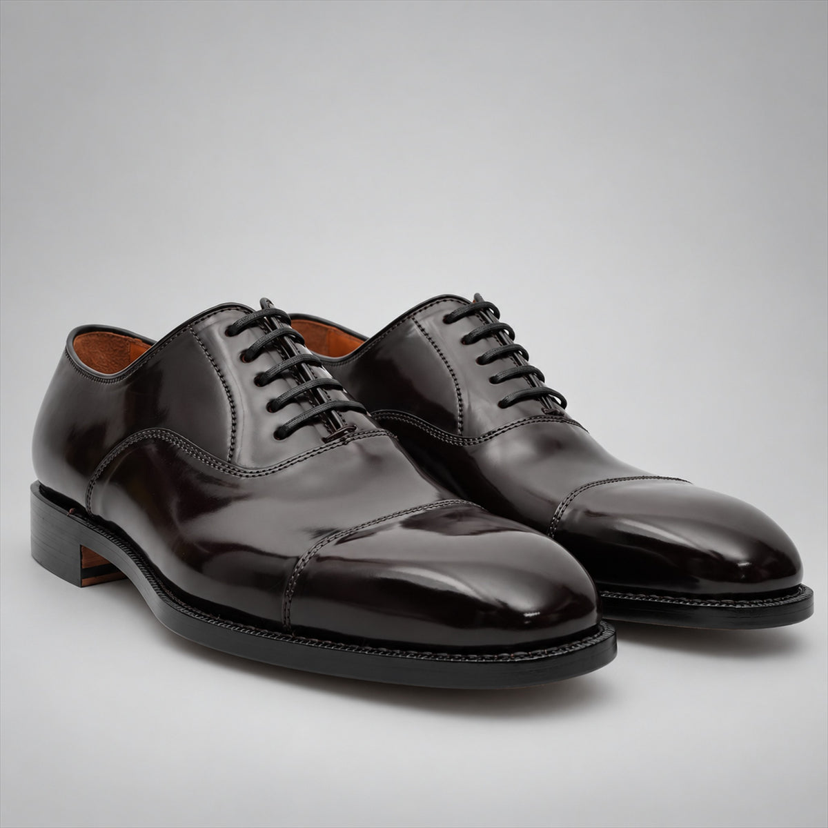 PASCH 267114A Dark Brown shell cordovan footwear, pair view