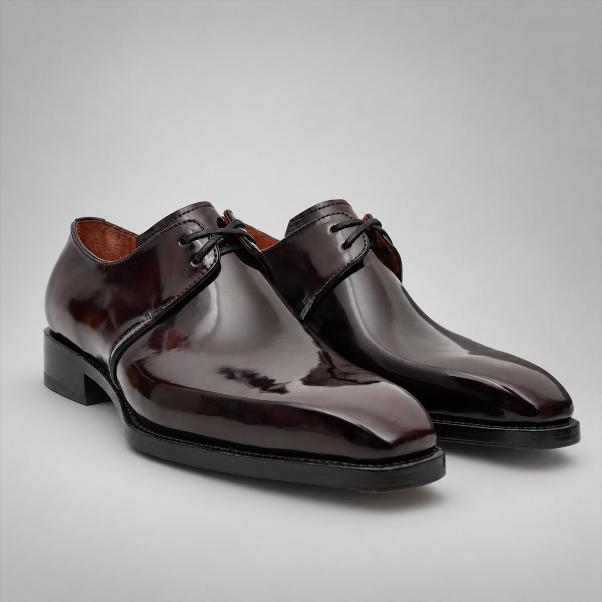 PASCH 267116A Dark Brown shell cordovan footwear, pair view