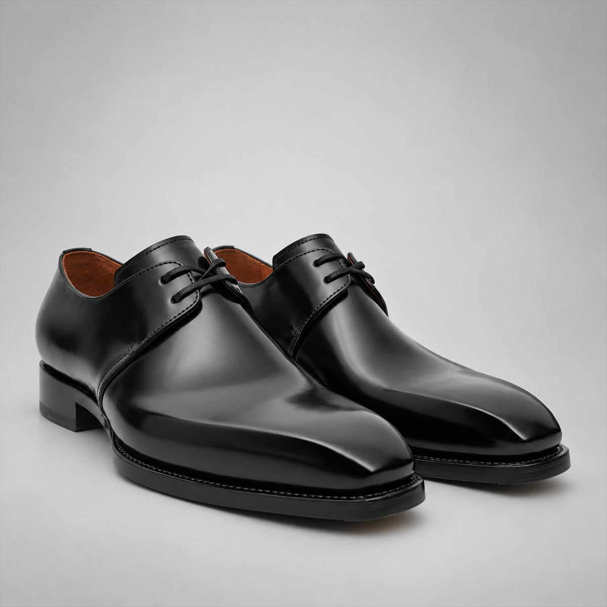 PASCH 267116B Black shell cordovan footwear, pair view