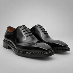 PASCH 267118B Black shell cordovan footwear, pair view