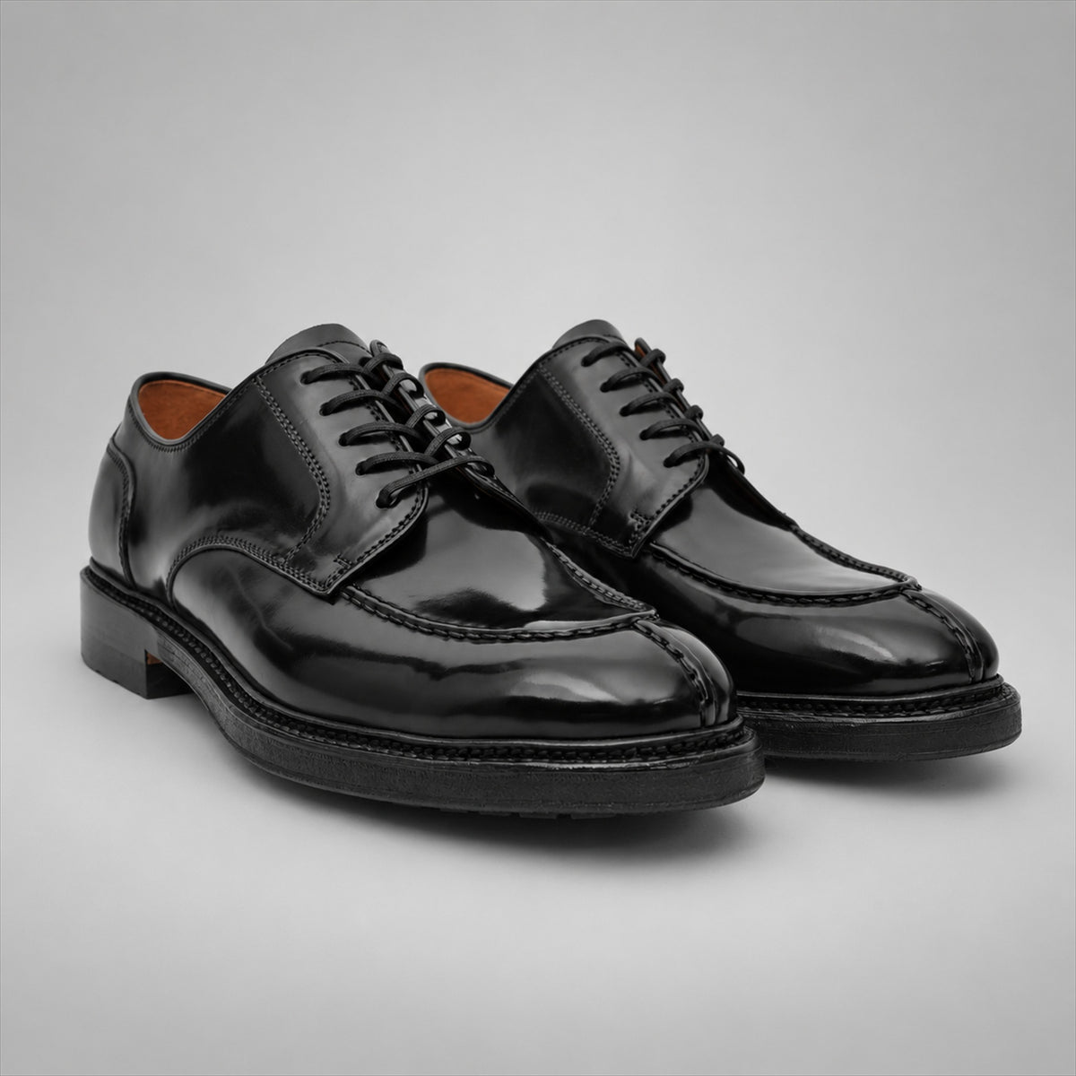 PASCH 267121B Black shell cordovan footwear, pair view
