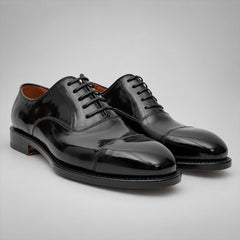 PASCH 267122B Black shell cordovan footwear, pair view
