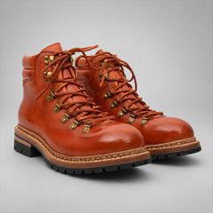 PASCH 267125A Brown shell cordovan footwear, pair view