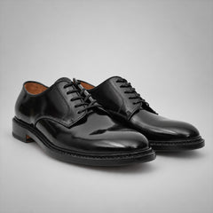 PASCH 267130B Black shell cordovan footwear, pair view
