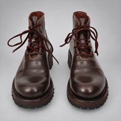 PASCH 262320A Coffee shell cordovan boots, 04-pasch-262320a-front