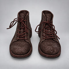 PASCH 262322A Coffee shell cordovan boots, 04-pasch-262322a-front