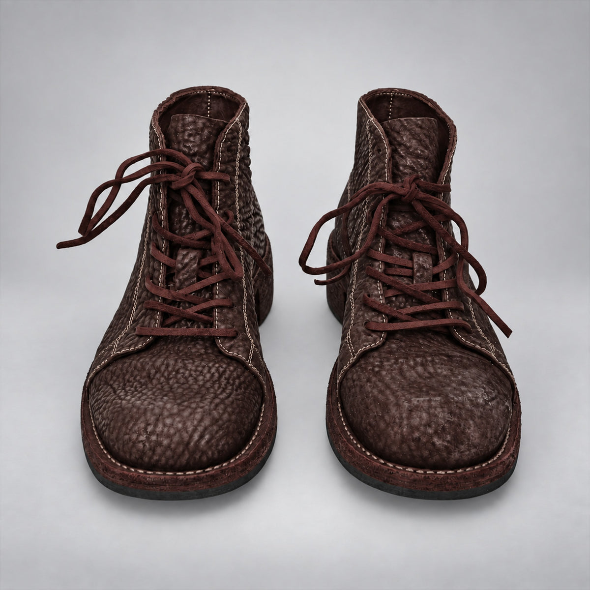 PASCH 262322A Coffee shell cordovan boots, 04-pasch-262322a-front