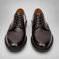 PASCH 267130A Dark Brown shell cordovan footwear, front view