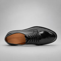 PASCH 267110B Black shell cordovan footwear, top view