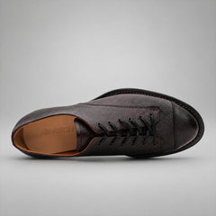PASCH 267111A Dark Brown shell cordovan footwear, top view