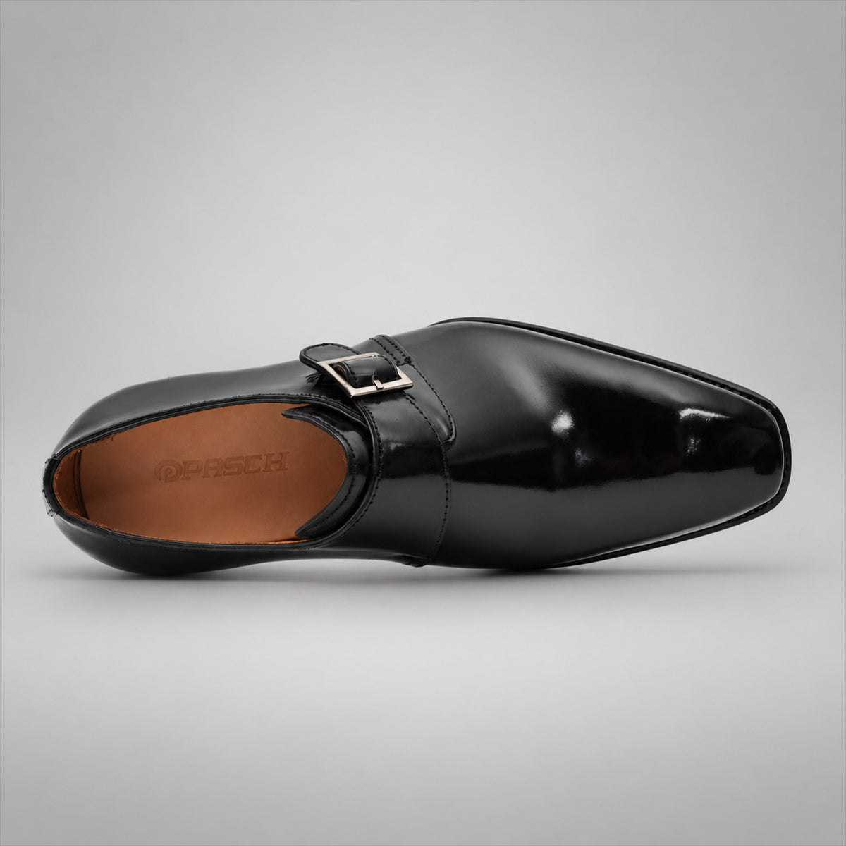PASCH 267112B Black shell cordovan footwear, top view