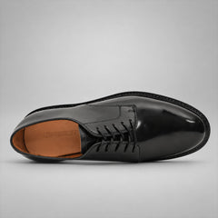 PASCH 267130B Black shell cordovan footwear, top view