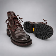PASCH 262319A Coffee shell cordovan boots, 06-pasch-262319a-outsole