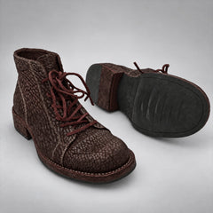 PASCH 262322A Coffee shell cordovan boots, 06-pasch-262322a-outsole