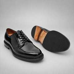 PASCH 267110B Black shell cordovan footwear, outsole view