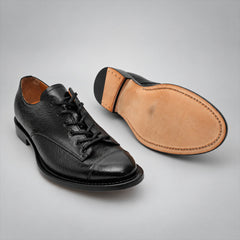 PASCH 267111B Black shell cordovan footwear, outsole view