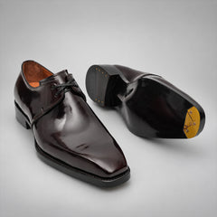 PASCH 267116A Dark Brown shell cordovan footwear, outsole view