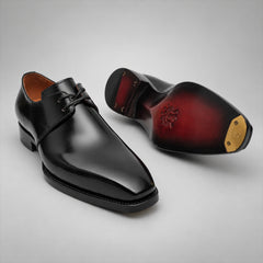 PASCH 267116B Black shell cordovan footwear, outsole view