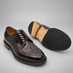 PASCH 267117A Dark Brown shell cordovan footwear, outsole view