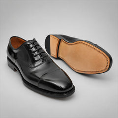 PASCH 267122B Black shell cordovan footwear, outsole view