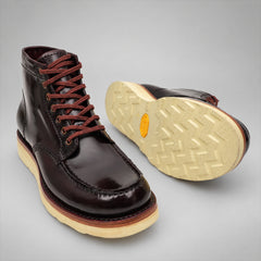 PASCH 267129A Dark Brown shell cordovan footwear, outsole view