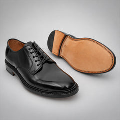 PASCH 267130B Black shell cordovan footwear, outsole view