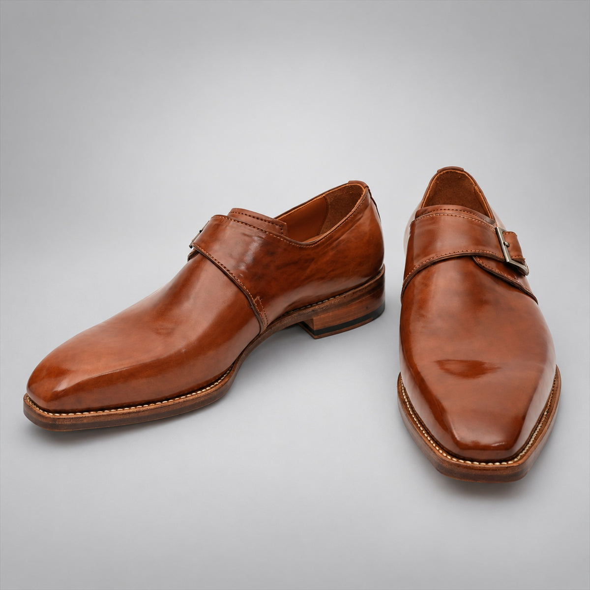 PASCH 267112A Brown shell cordovan footwear, pair alternate view