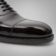 PASCH 267114A Dark Brown shell cordovan footwear, detail view