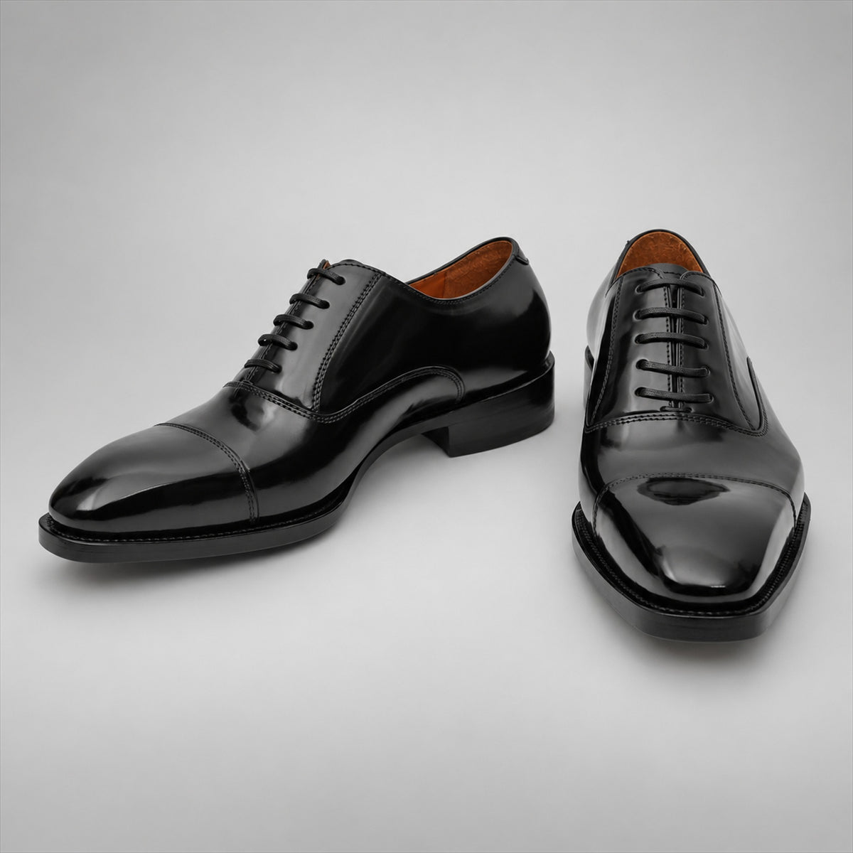 PASCH 267115B Black shell cordovan footwear, pair alternate view