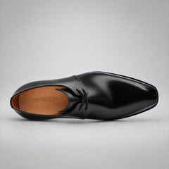 PASCH 267116B Black shell cordovan footwear, top view