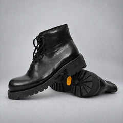 PASCH 262320B Black shell cordovan boots, 08-pasch-262320b-stacked