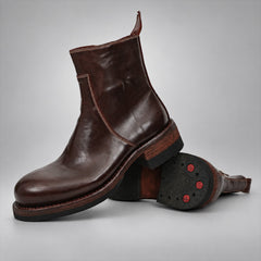PASCH 262321A Coffee shell cordovan boots, 08-pasch-262321a-stacked