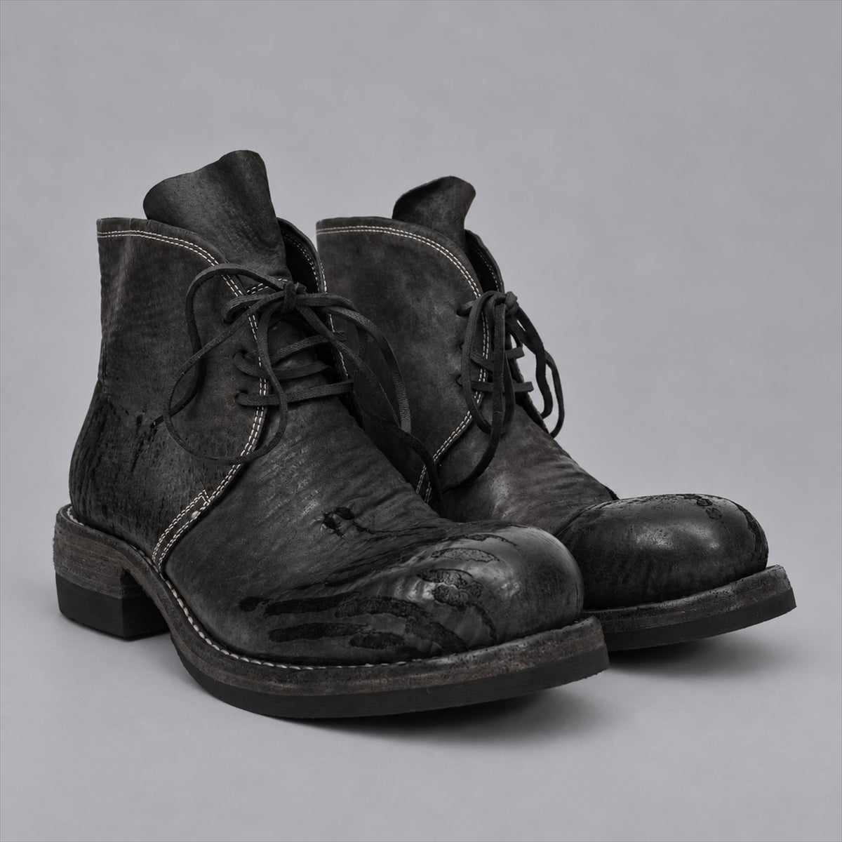 Walker Cap-Toe Service Boot - Dark Slate