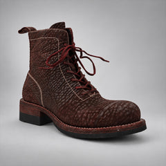 PASCH 262323A Coffee shell cordovan boots, 262323A-02-angle