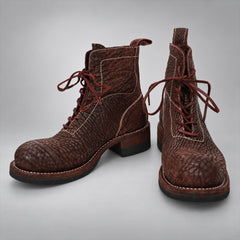 PASCH 262323A Coffee shell cordovan boots, 262323A-07-inner