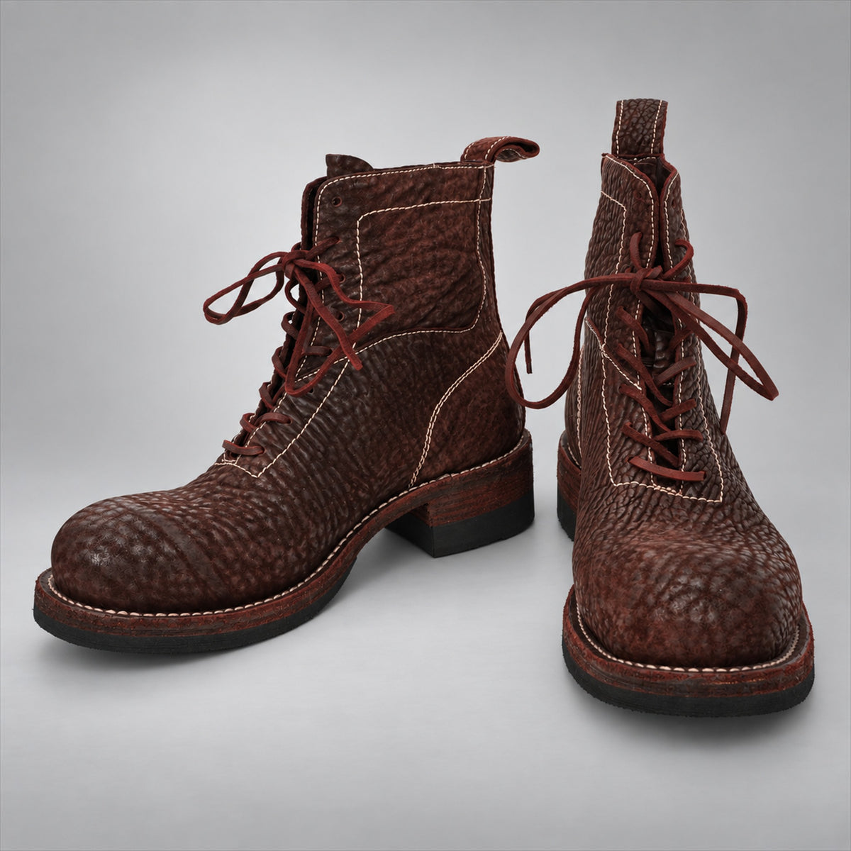 PASCH 262323A Coffee shell cordovan boots, 262323A-07-inner
