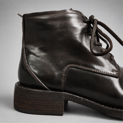 PASCH Stanton Object-Dyed Service Boot in Coffee Brown Shell Cordovan