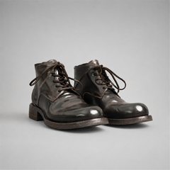 PASCH Stanton Object-Dyed Service Boot in Coffee Brown Shell Cordovan