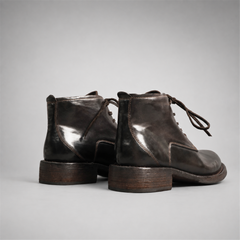 PASCH Stanton Object-Dyed Service Boot in Coffee Brown Shell Cordovan