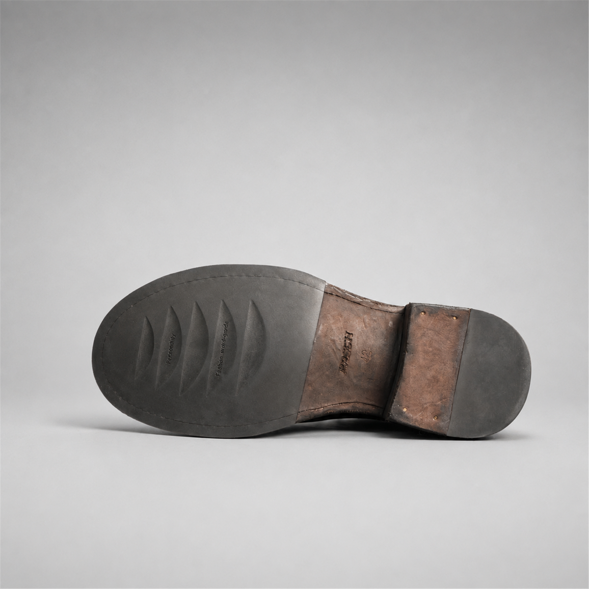 PASCH Stanton Object-Dyed Service Boot in Coffee Brown Shell Cordovan